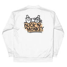 Load image into Gallery viewer, Duck 'n' Monkey Unisex Bomber Jacket