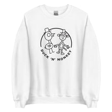 Load image into Gallery viewer, Duck 'n' Monkey Circle Unisex Sweatshirt