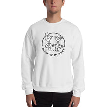Load image into Gallery viewer, Duck 'n' Monkey Circle Unisex Sweatshirt