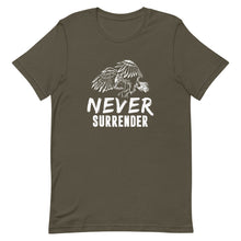 Load image into Gallery viewer, Never Surrender Short-Sleeve Unisex T-Shirt - Duck 'n' Monkey