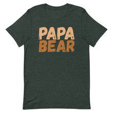 Load image into Gallery viewer, Papa Bear Short-Sleeve Unisex T-Shirt - Duck 'n' Monkey