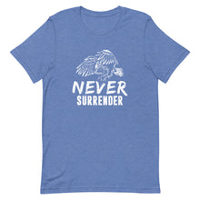 Load image into Gallery viewer, Never Surrender Short-Sleeve Unisex T-Shirt - Duck 'n' Monkey