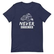 Load image into Gallery viewer, Never Surrender Short-Sleeve Unisex T-Shirt - Duck 'n' Monkey