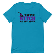 Load image into Gallery viewer, Baddest Witch On The Block Short-Sleeve Unisex T-Shirt - Duck 'n' Monkey