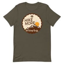 Load image into Gallery viewer, Hike More Worry Less Short-Sleeve Unisex T-Shirt - Duck 'n' Monkey