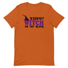 Load image into Gallery viewer, Baddest Witch On The Block Short-Sleeve Unisex T-Shirt - Duck 'n' Monkey