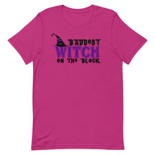 Load image into Gallery viewer, Baddest Witch On The Block Short-Sleeve Unisex T-Shirt - Duck 'n' Monkey