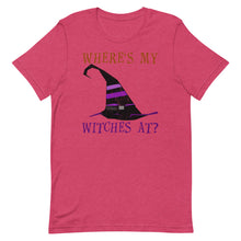 Load image into Gallery viewer, Where's My Witches At? Short-Sleeve Unisex T-Shirt - Duck 'n' Monkey