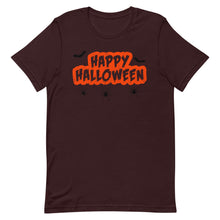 Load image into Gallery viewer, Happy Halloween Short-Sleeve Unisex T-Shirt - Duck 'n' Monkey