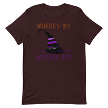 Load image into Gallery viewer, Where's My Witches At? Short-Sleeve Unisex T-Shirt - Duck 'n' Monkey