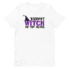 Load image into Gallery viewer, Baddest Witch On The Block Short-Sleeve Unisex T-Shirt - Duck 'n' Monkey