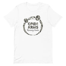 Load image into Gallery viewer, Open Arms Recovery Center Zebra Unisex Unisex T-shirt