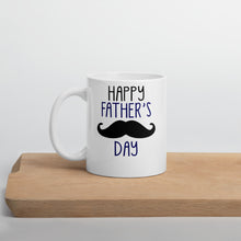 Load image into Gallery viewer, Happy Father's Day Mustache Mug - Duck 'n' Monkey