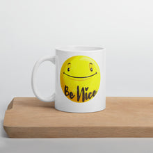 Load image into Gallery viewer, Be Nice Smiley Face Mug - Duck 'n' Monkey