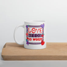 Load image into Gallery viewer, Love Needs No Words Mug - Duck 'n' Monkey