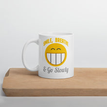 Load image into Gallery viewer, Smile, Breathe & Go Slowly Mug - Duck 'n' Monkey