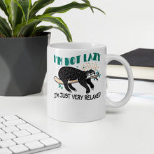 Load image into Gallery viewer, I'm Not Lazy I'm Just Very Relaxed Mug - Duck 'n' Monkey