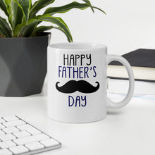 Load image into Gallery viewer, Happy Father's Day Mustache Mug - Duck 'n' Monkey
