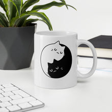 Load image into Gallery viewer, Kitty Yin Yang Mug - Duck 'n' Monkey