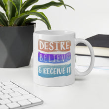 Load image into Gallery viewer, Desire Believe & Receive It Mug - Duck 'n' Monkey