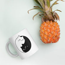 Load image into Gallery viewer, Kitty Yin Yang Mug - Duck 'n' Monkey