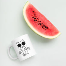 Load image into Gallery viewer, Cat Don't Stress Meowt Mug - Duck 'n' Monkey