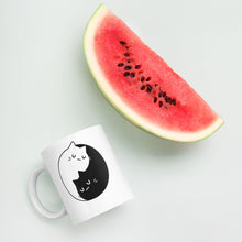 Load image into Gallery viewer, Kitty Yin Yang Mug - Duck 'n' Monkey