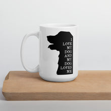Load image into Gallery viewer, I Love My Dog And My Dog Loves Me Mug - Duck 'n' Monkey