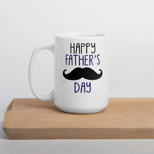 Load image into Gallery viewer, Happy Father's Day Mustache Mug - Duck 'n' Monkey