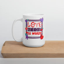 Load image into Gallery viewer, Love Needs No Words Mug - Duck 'n' Monkey