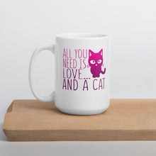 Load image into Gallery viewer, All You Need Is Love... And A Cat Mug - Duck 'n' Monkey