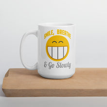 Load image into Gallery viewer, Smile, Breathe & Go Slowly Mug - Duck 'n' Monkey