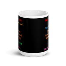 Load image into Gallery viewer, Elaine's Famous Quotes Black Mug