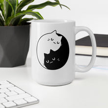 Load image into Gallery viewer, Kitty Yin Yang Mug - Duck 'n' Monkey