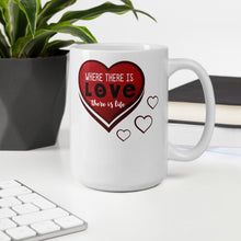 Load image into Gallery viewer, Where There Is Love There Is Life Mug - Duck 'n' Monkey