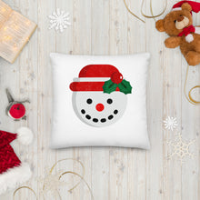 Load image into Gallery viewer, Snow Man Premium Pillow - [Duck &#39;n&#39; Monkey]
