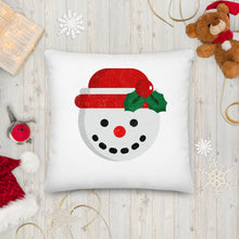 Load image into Gallery viewer, Snow Man Premium Pillow - [Duck &#39;n&#39; Monkey]
