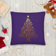 Load image into Gallery viewer, Christmas Tree Premium Pillow - [Duck &#39;n&#39; Monkey]
