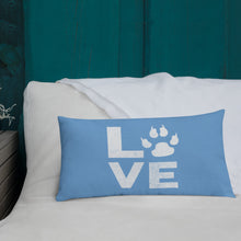 Load image into Gallery viewer, Paw Print Love Pillow - [Duck &#39;n&#39; Monkey]
