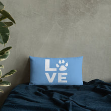 Load image into Gallery viewer, Paw Print Love Pillow - [Duck &#39;n&#39; Monkey]
