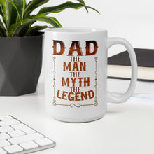 Load image into Gallery viewer, Dad The Man The Myth The Legend Mug - [Duck &#39;n&#39; Monkey]
