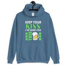 Load image into Gallery viewer, Keep Your Kiss I&#39;m Here For This Beer Unisex Hoodie - [Duck &#39;n&#39; Monkey]
