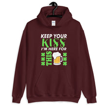 Load image into Gallery viewer, Keep Your Kiss I&#39;m Here For This Beer Unisex Hoodie - [Duck &#39;n&#39; Monkey]
