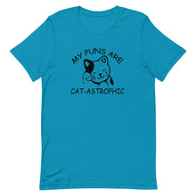 Load image into Gallery viewer, My Puns Are Cat-Astrophic Short-Sleeve Unisex T-Shirt - [Duck &#39;n&#39; Monkey]

