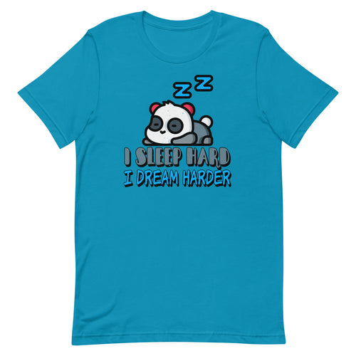 I Sleep Hard I Dream Harder Short-Sleeve Unisex T-Shirt - [Duck 'n' Monkey]