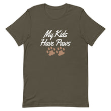Load image into Gallery viewer, My Kids Have Paws Short-Sleeve Unisex T-Shirt - [Duck &#39;n&#39; Monkey]
