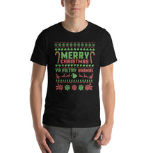Load image into Gallery viewer, Merry Christmas Ya Filthy Animal Short-Sleeve Unisex T-Shirt - [Duck &#39;n&#39; Monkey]
