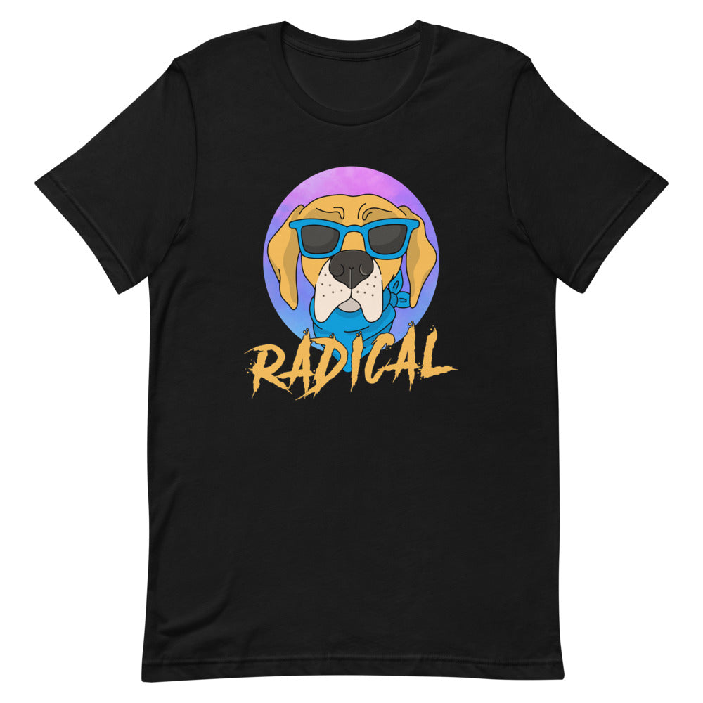 Radical Dog Short-Sleeve Unisex T-Shirt - Duck 'n' Monkey