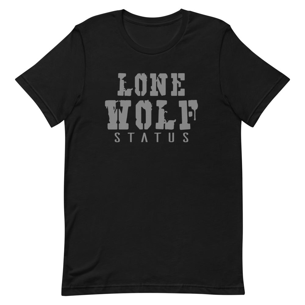 Lone Wolf Status Short-Sleeve Unisex T-Shirt - Duck 'n' Monkey