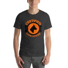Load image into Gallery viewer, Certified Dog Lover Short-Sleeve Unisex T-Shirt - [Duck &#39;n&#39; Monkey]
